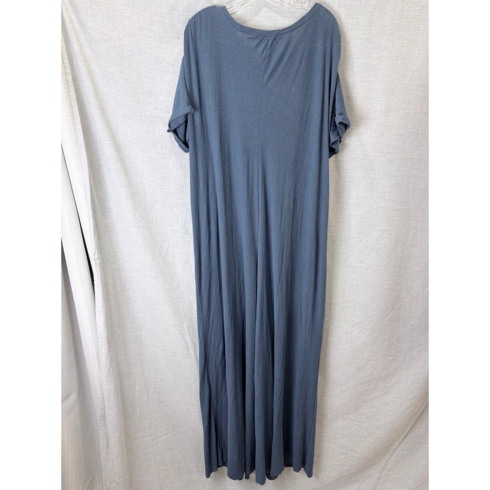 Blue Button-Down Jumpsuit - image 5